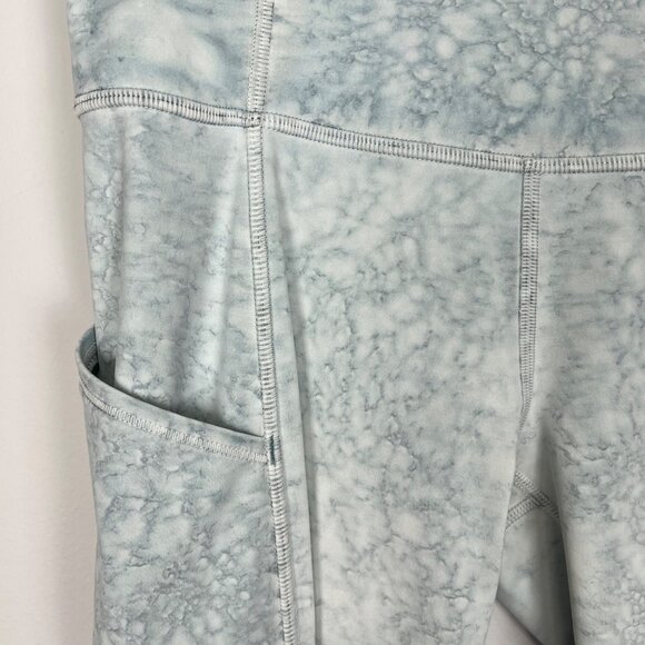 Lululemon Fast and Free High Rise Tight 25 Nulux City Grit White Blue Fog size 4 - Picture 7 of 14